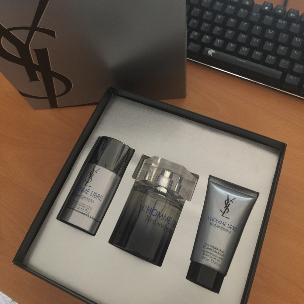 Yves saint laurent L'homme libre for men 3 pc set