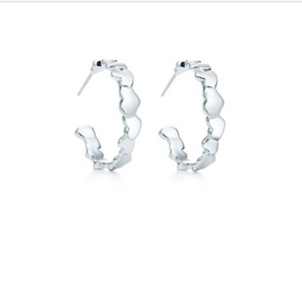 Tiffany Silver Hoop Earrings