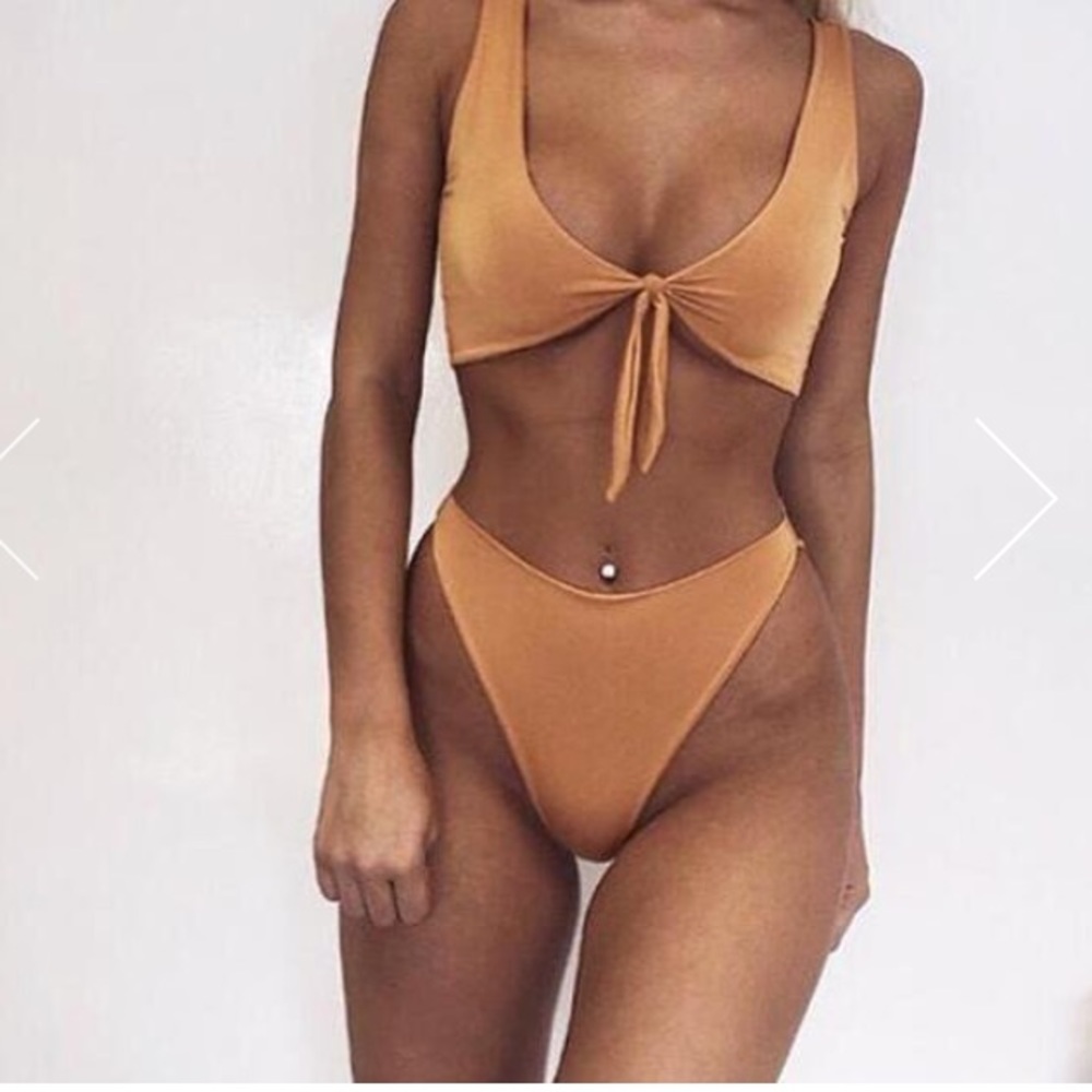 Orange bikini