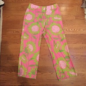 Lilly Pulitzer Floral Cropped Pants