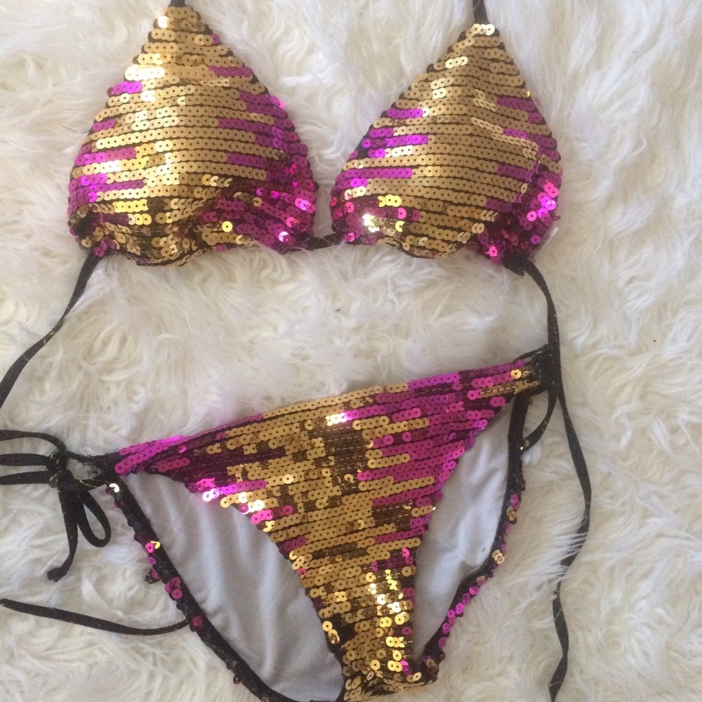 Sequin Bikini Set - image 1