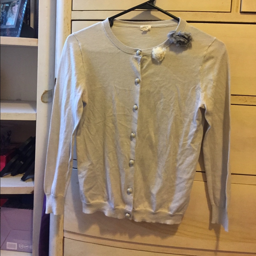J crew cardigan