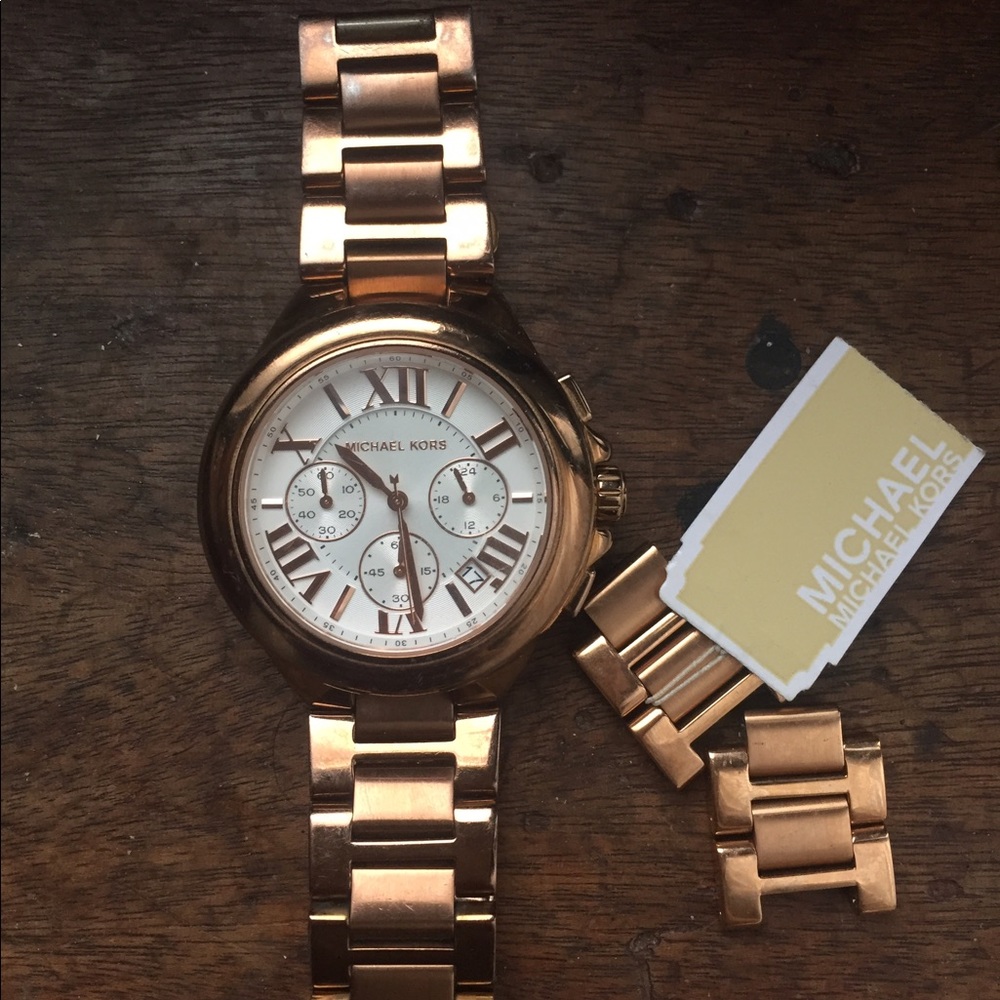 Michael Kors MK 5757 Rose Gold Boyfriend Watch