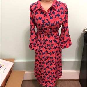 Gap Maternity Large Nursing Dress Butterflies