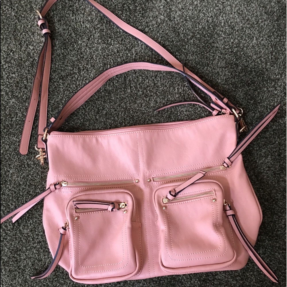 Peach in color purse