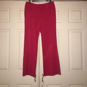 Red dress pant