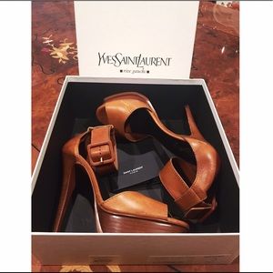 YSL Saint Laurent Tribute Heel Sandals