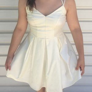 magical shimmery white dress