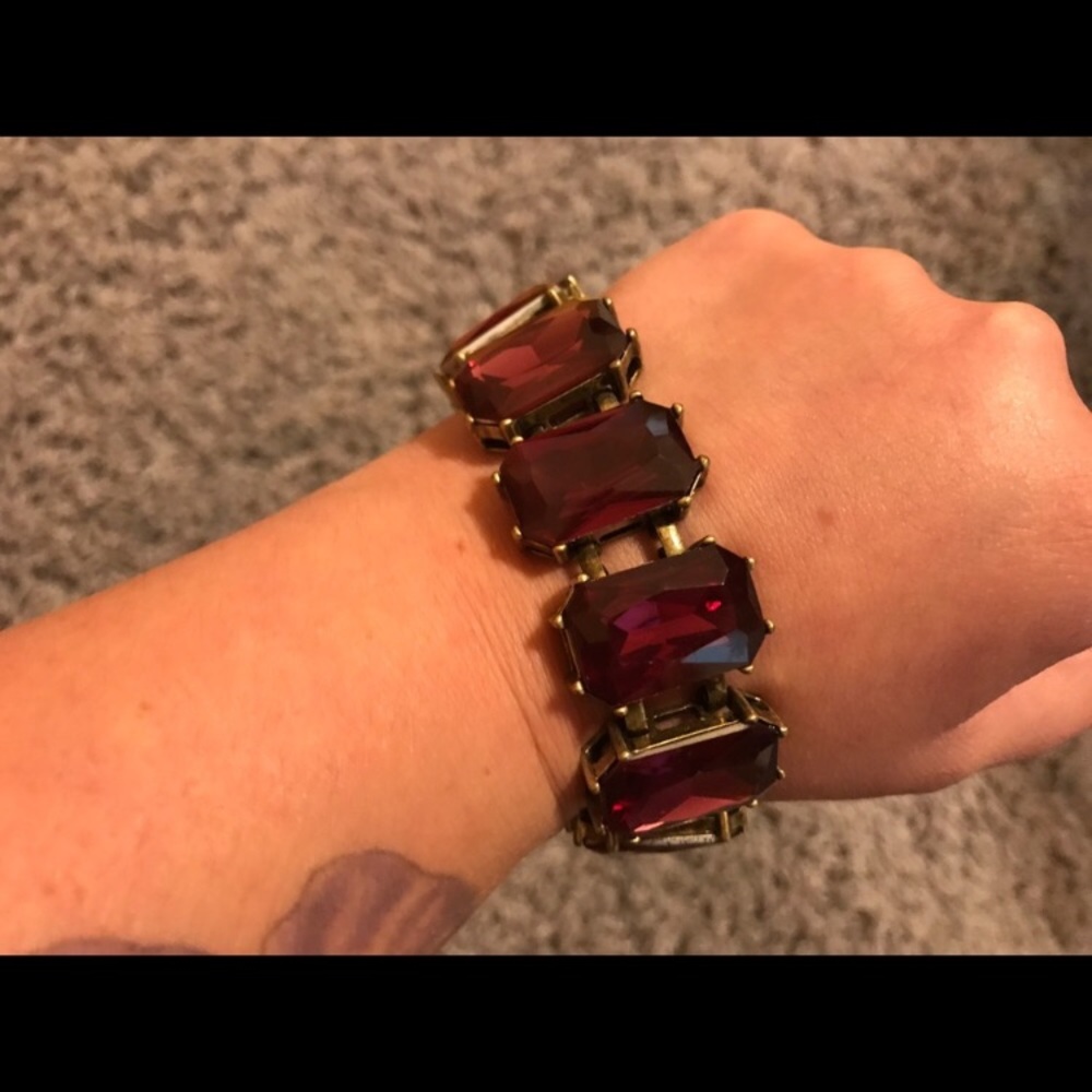 Chloe + Isabel color code plum bracelet
