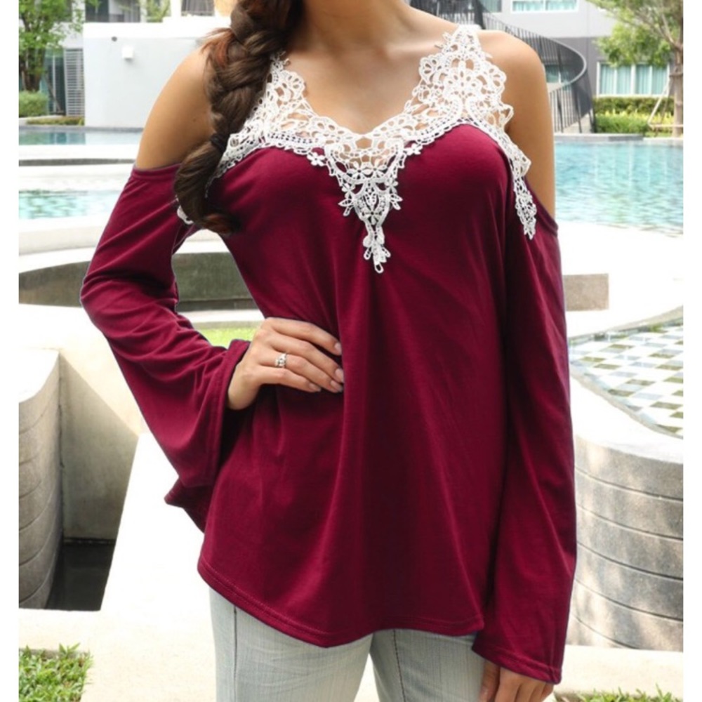 New wine colored shirt