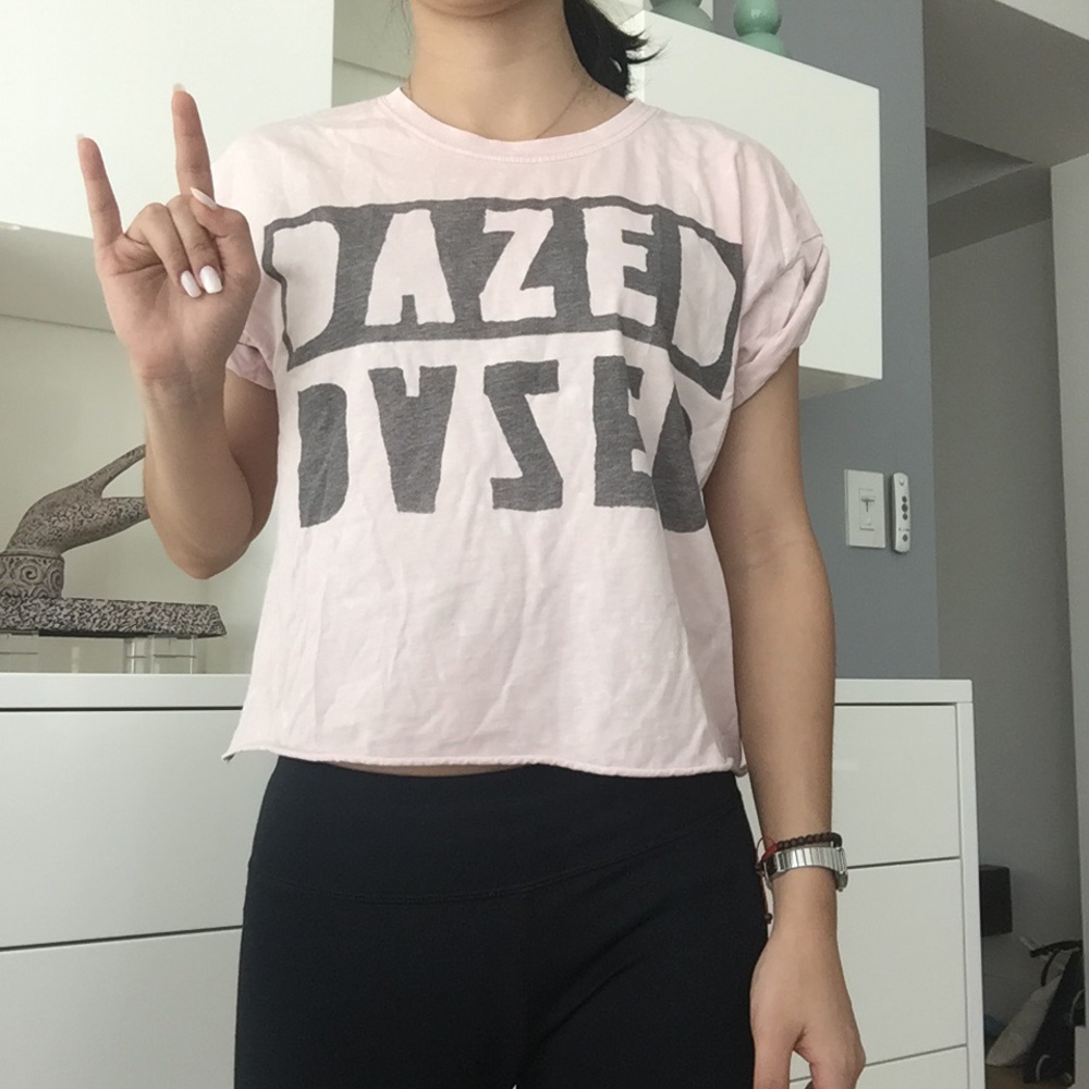 baby pink Dazed tee