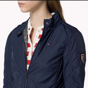 Tommy Hilfiger windbreaker navy blue size medium