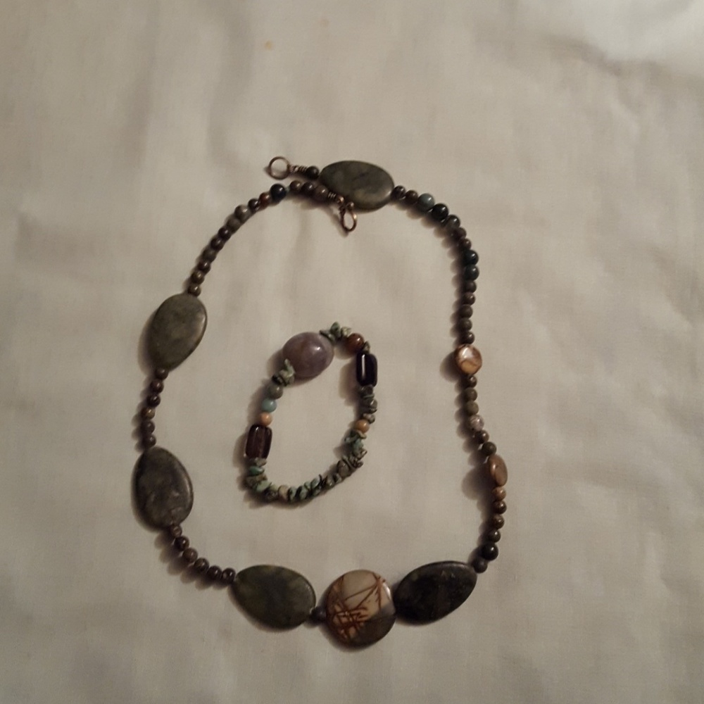 Necklace and bracelet