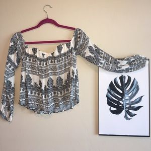 LA Hearts Off the Shoulder top