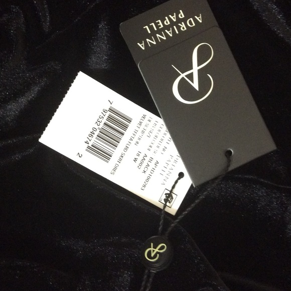 🆕 Adrianna Papell velvet tafetta dress holidays - Picture 5 of 5