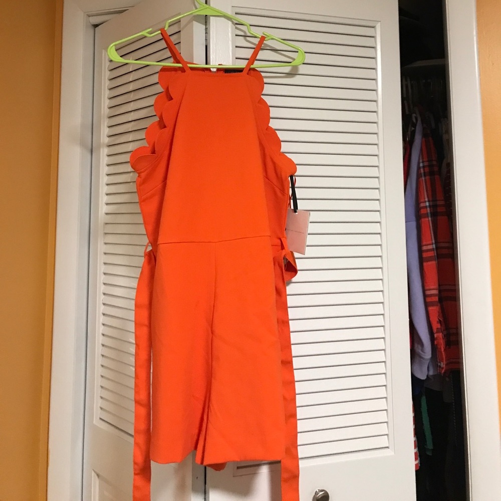 NWT Victoria Beckham by Target scalloped romper