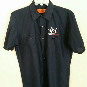 Red Kap uniform shirt ~ "Pins & Pockets"