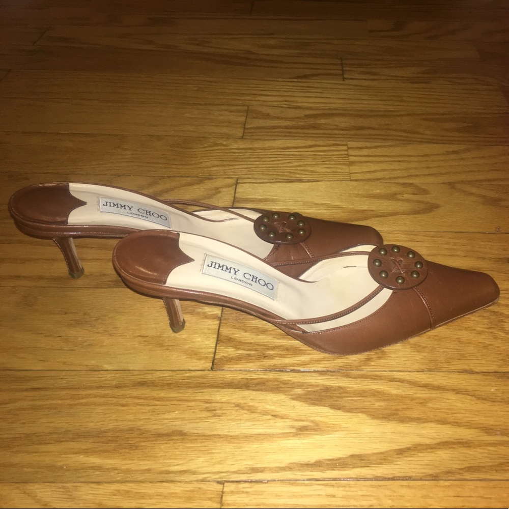 Jimmy Choo Brown slides size 39 US 8/7.5 - Picture 7 of 7