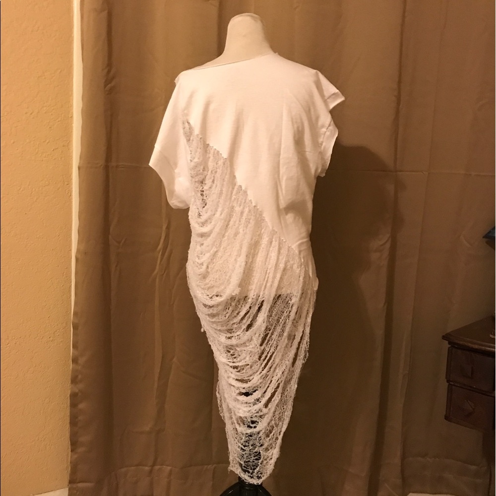 Hand shredded tshirt