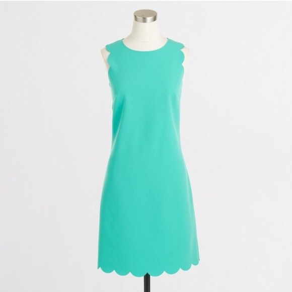 J. Crew Dresses & Skirts - J.crew factory scallop trim dress