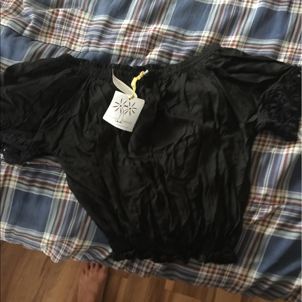 Tiare Hawaii black crop too BNWT//lowest price