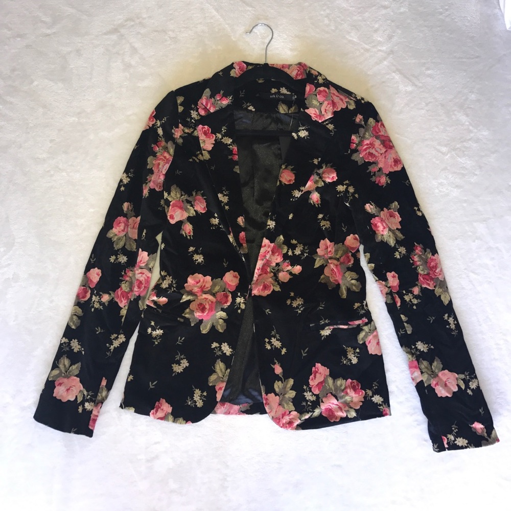 Floral Print Blazer