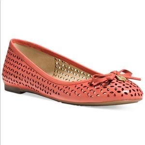 Michael Kors Olivia Pink Grapefruit Ballet Flats