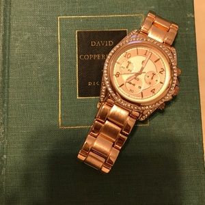 Rose gold watch