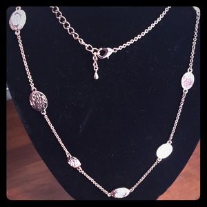 IN STOCK Rose gold and crystal necklace
