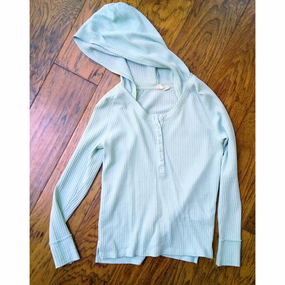 Mint green super soft hoodie