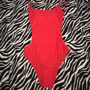 NWT SunnyCo Clothing Red Pamela One Piece