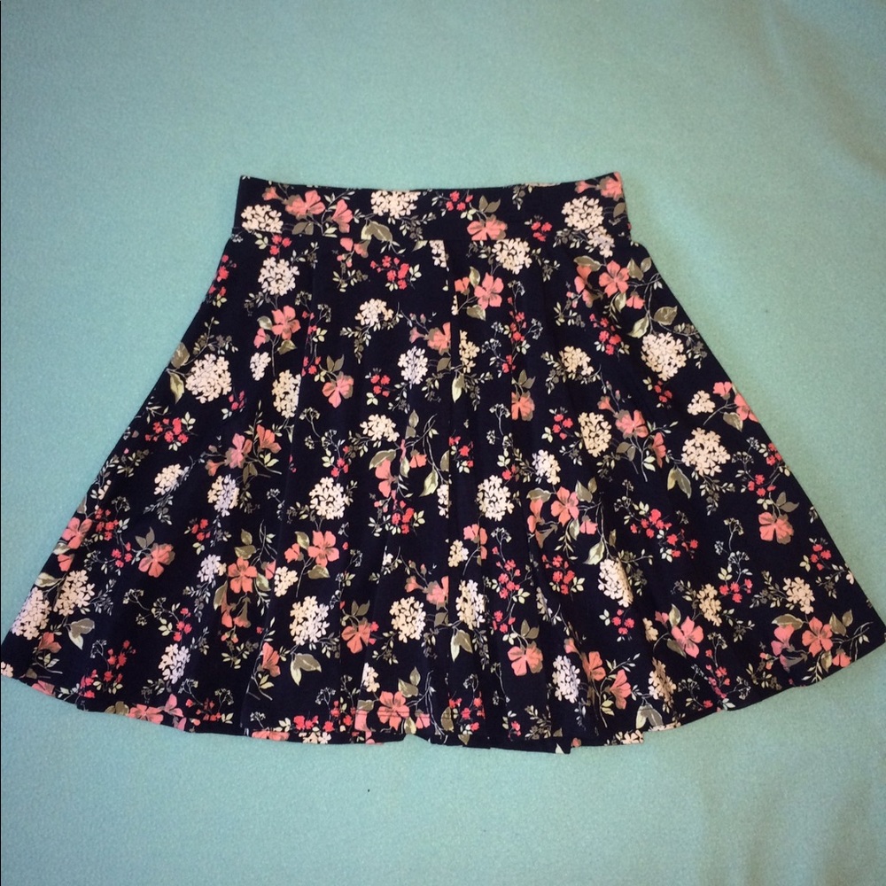 Floral skater skirt