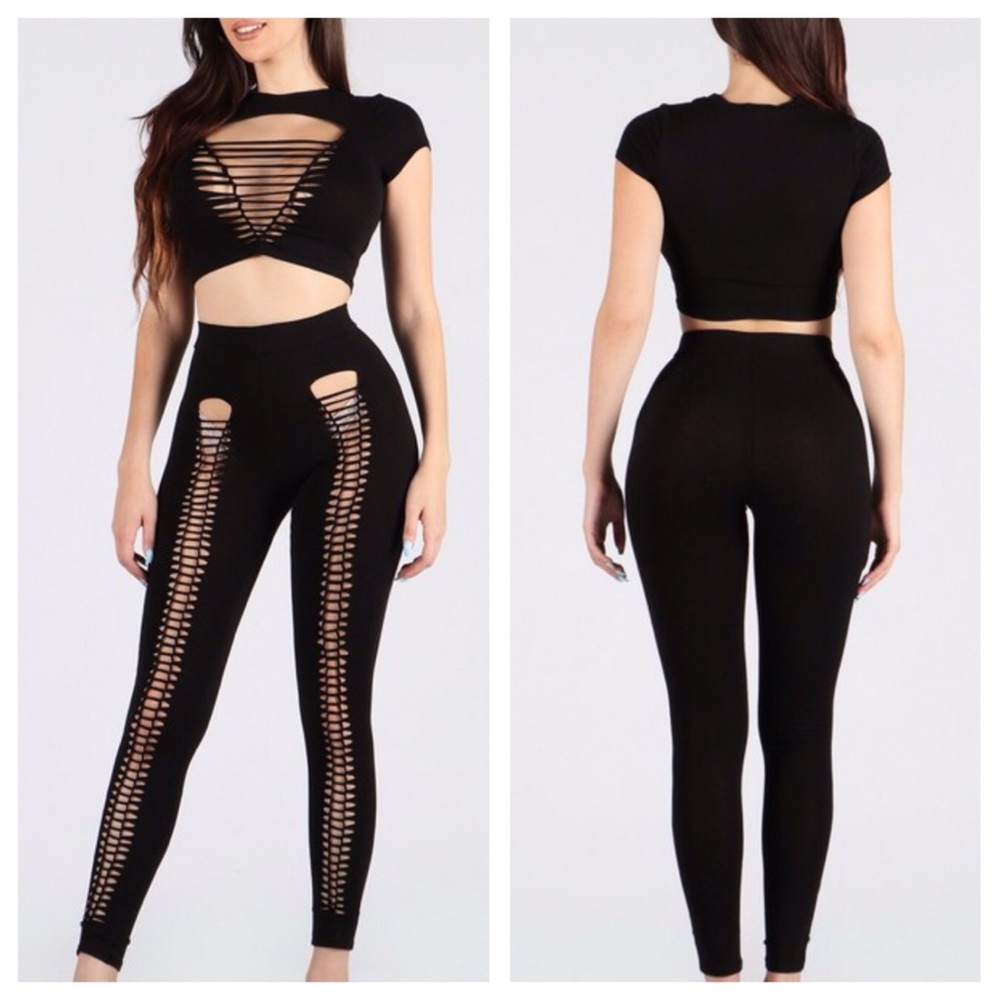 Black Two Piece Outfit
