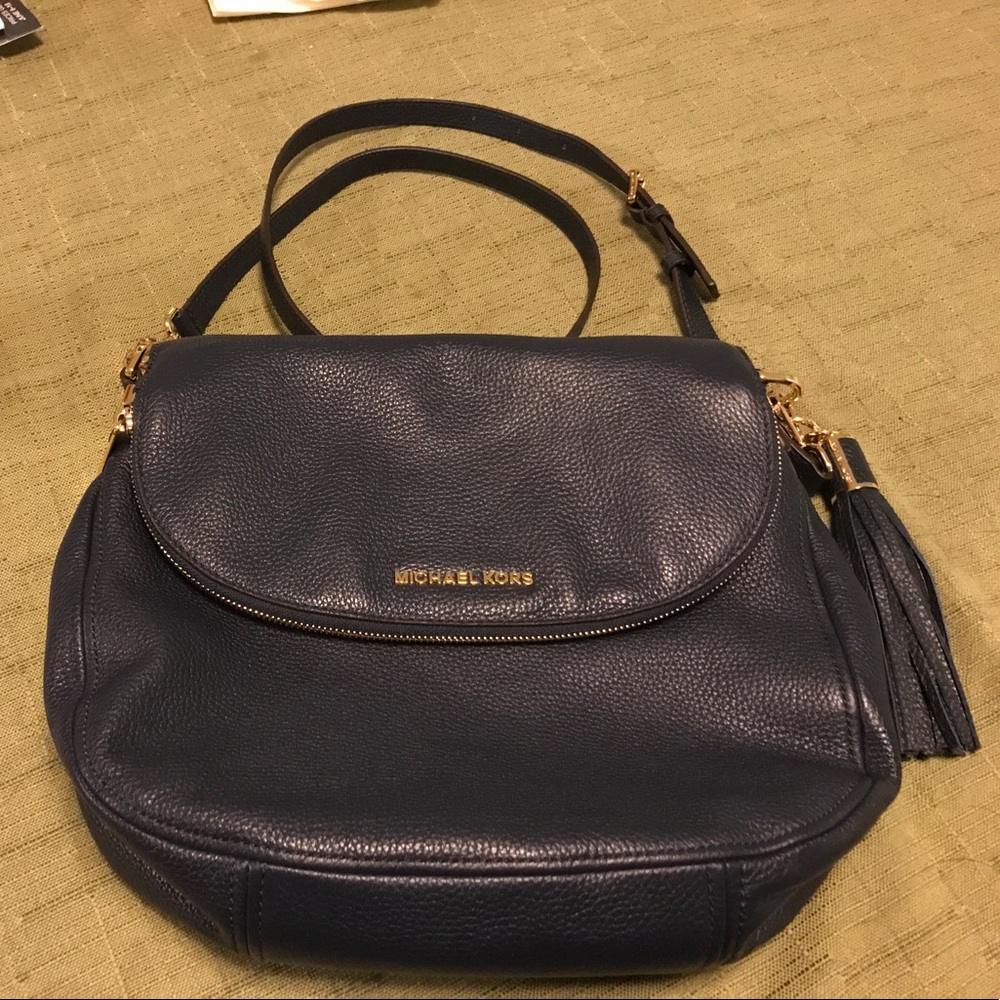 Michael Kors Large Navy Satchel