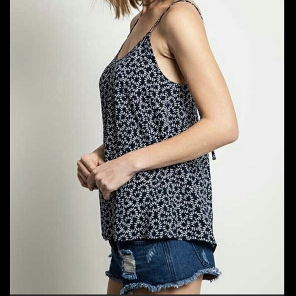 Donated🌺Navy Cami🌺SMALL🌺 Donating 8/23 - Picture 2 of 3