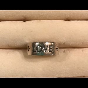 James Avery Faith Hope Love Ring