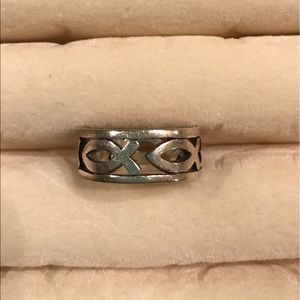 James Avery Christian Fish Ring