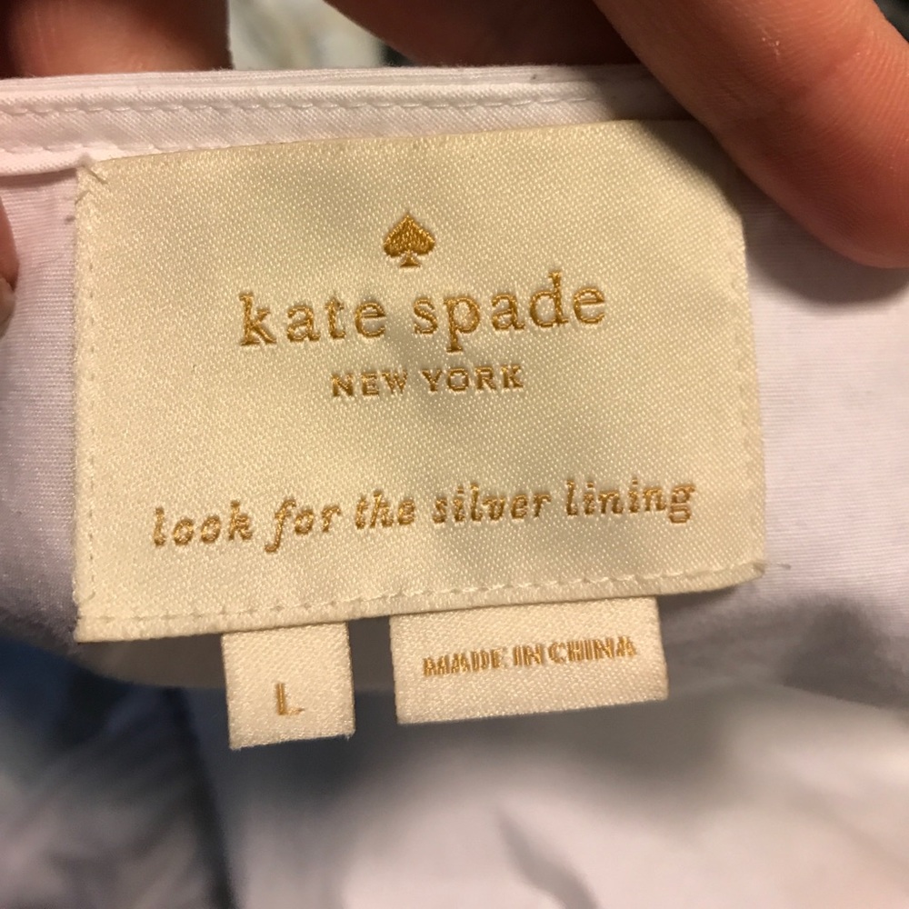 SALE❤️💙KATE SPADE smocked blue and white dress - Picture 4 of 4