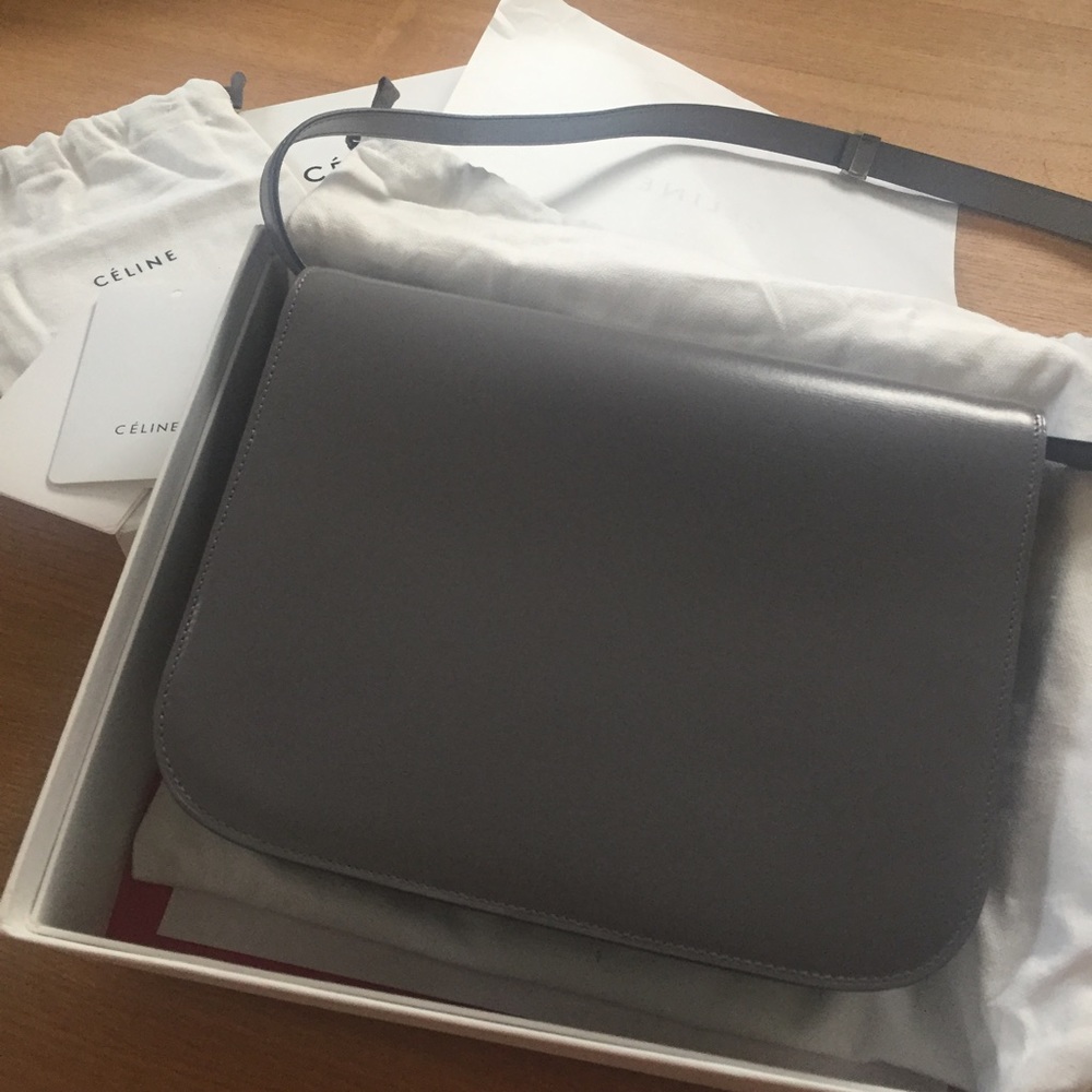100% Authentic Celine Box Bag, Worn Once,Grey - Picture 4 of 4