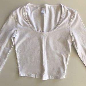 American Apparel long sleeve, form fitting top