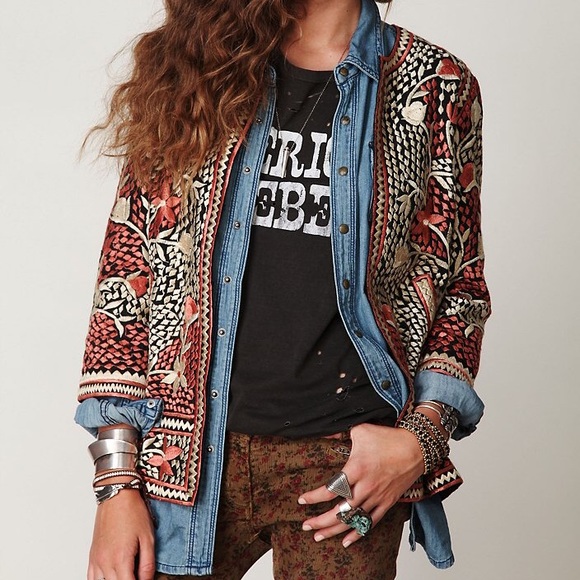 Free People Jackets & Blazers - $428 Free People Embroidered Midtown Jacket
