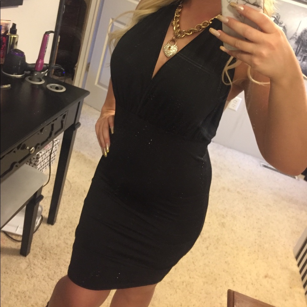 Jr Large stretchy halter dress