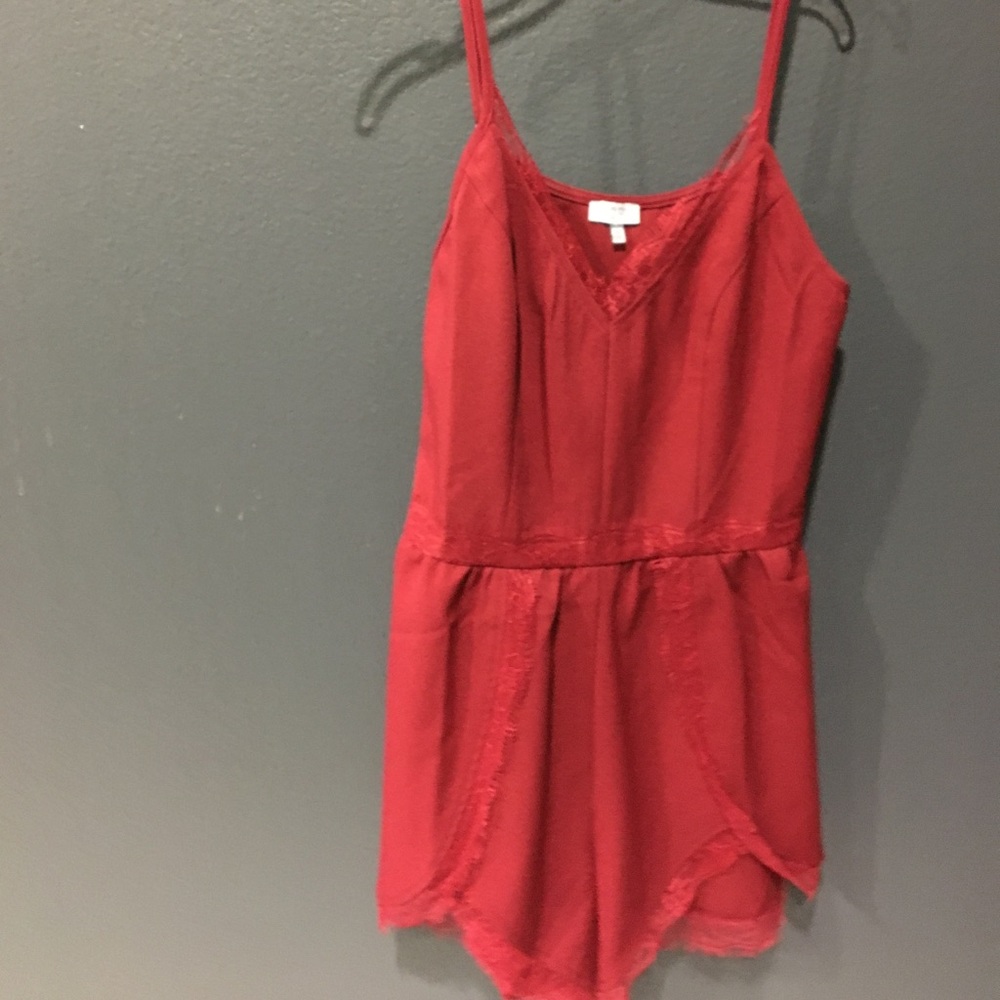 Red romper