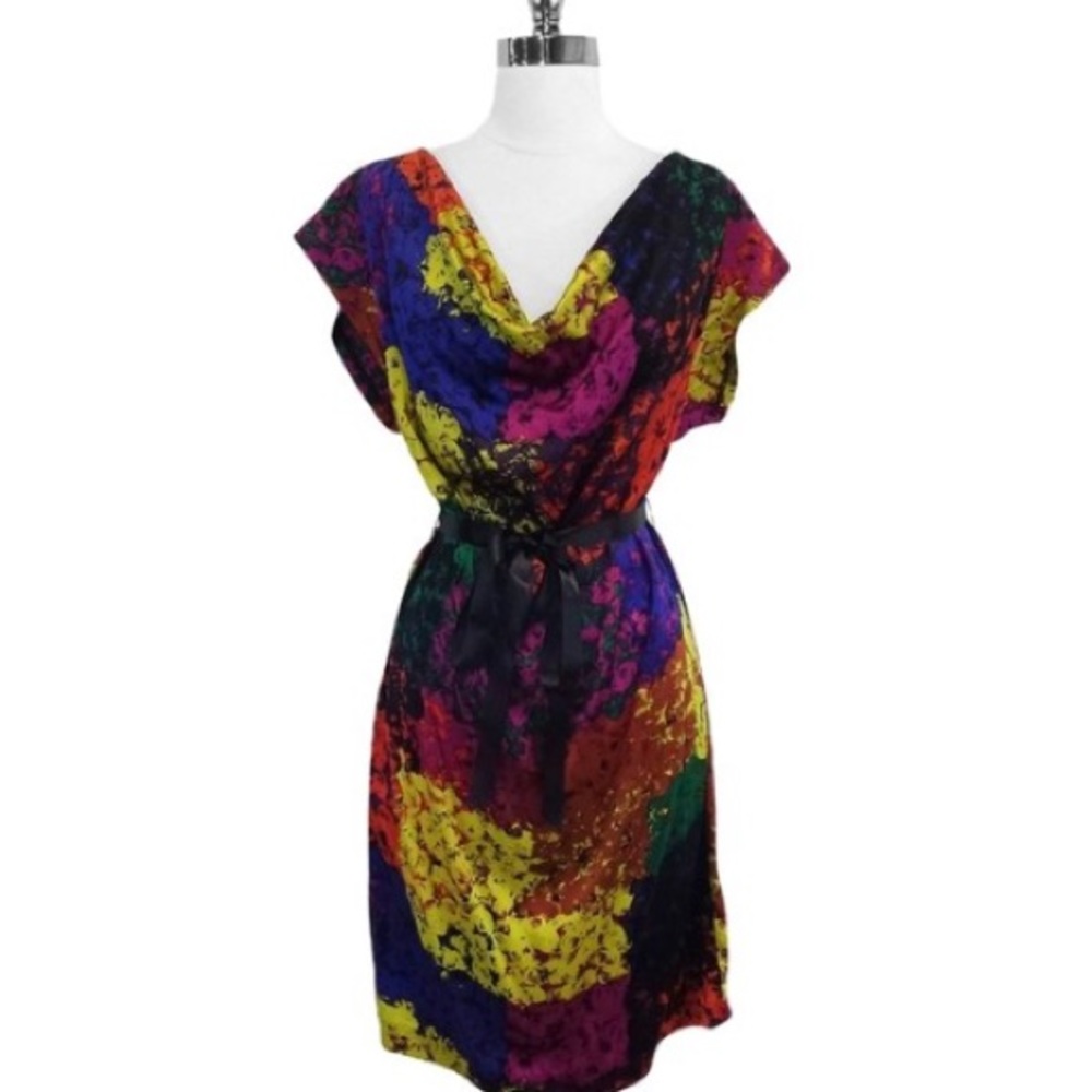 NWOT Trina Turk Multicolored Silk Dress-Never Worn