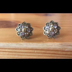 Michal Negrin Flower Earrings