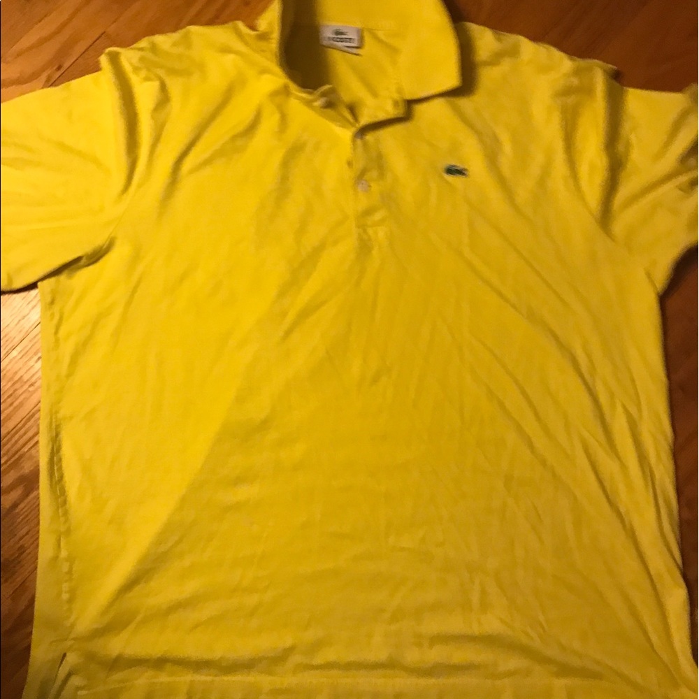 Lacoste Men's Yellow Polo