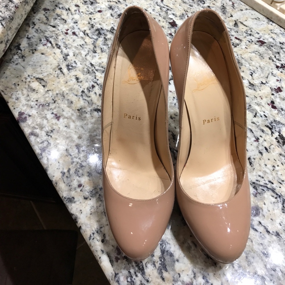 Nude Christian Louboutin Heels