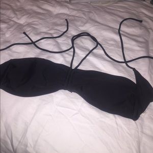 Black Bandeau bikini top