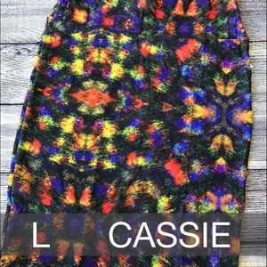 Lularoe L Cassie Skirt