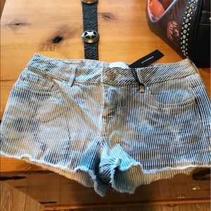 Express jeans shorts